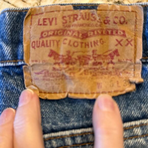 Vintage Levi’s 517 34 x 25 Cotton Denim Jeans Made in the USA - Picture 3 of 8